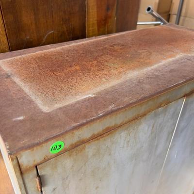 Rustic Metal Cabinet? Locker 