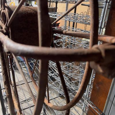 Rusty Metal Hose Reel 
