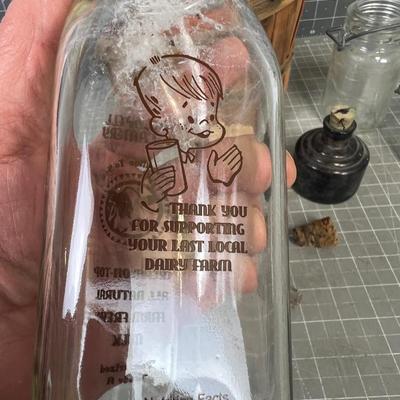 Tisket Tasket: Antique Bottles with a Basket
