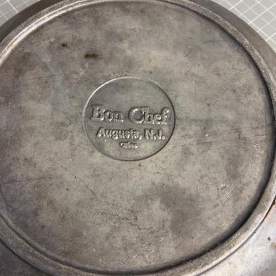 BON CHEF Cast with Brass Handles Sauté Pan