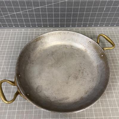 BON CHEF Cast with Brass Handles Sauté Pan