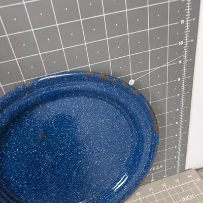 Enamelware  Cups, Plates, Pot