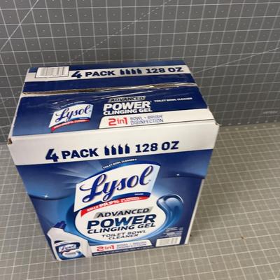 4 Pack of Lysol Toilet Bowl Cleaner, NEW 