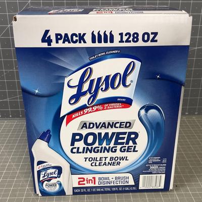 4 Pack of Lysol Toilet Bowl Cleaner, NEW 