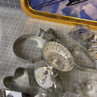 Cookie Cutters with a Tray 