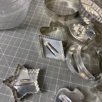 Cookie Cutters with a Tray 