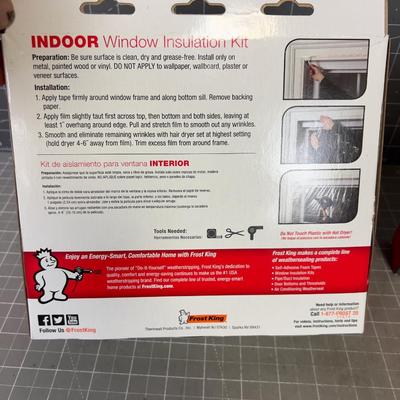 Window Insulation Shrink Kits, New in the Package