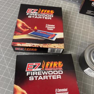 Fire Starter &  Sterno 