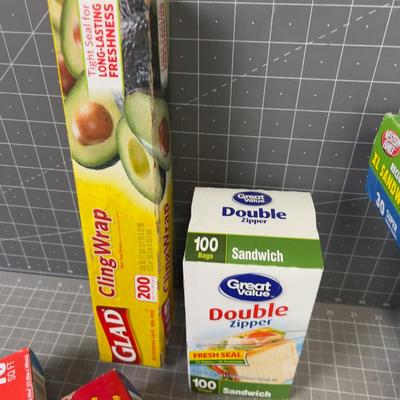 Kitchen Stuff, Plastic Bags etc.