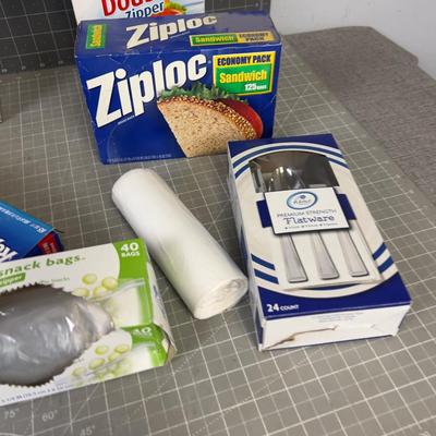 Kitchen Stuff, Plastic Bags etc.