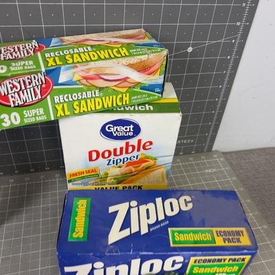 Kitchen Stuff, Plastic Bags etc.
