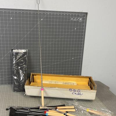 BBQ Caddy and Some Extendable Forks