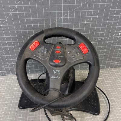 Vintage Gaming Steering Wheel