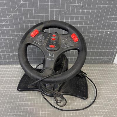 Vintage Gaming Steering Wheel