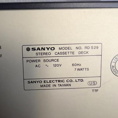 SANYO Cassett Deck 