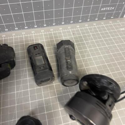 Cameras: Some for Helmet some for Wall, etc. 
