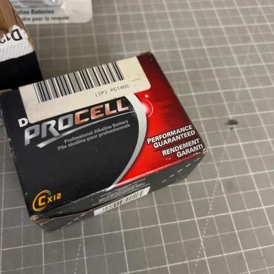 Batteries  Size D & C  New 