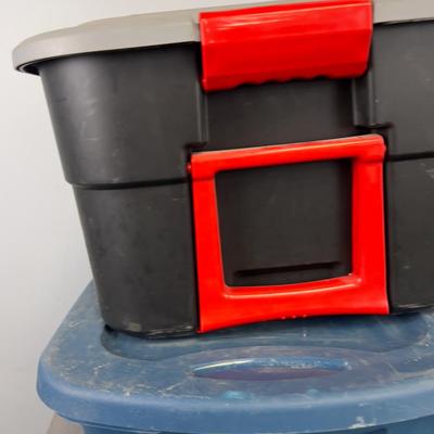 Mixed Lot of Totes with Lids - its time to change seasons