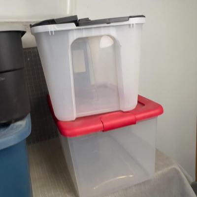 Mixed Lot of Totes with Lids - its time to change seasons