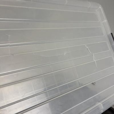 Mixed Lot of Totes with Lids - its time to change seasons