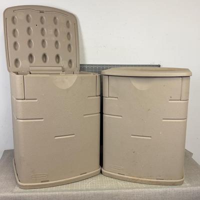Pair OF Storage Boxes or Compose RUBBERMAID 