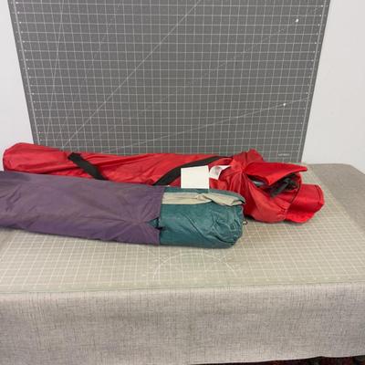 Camp Chair and a Tent Red