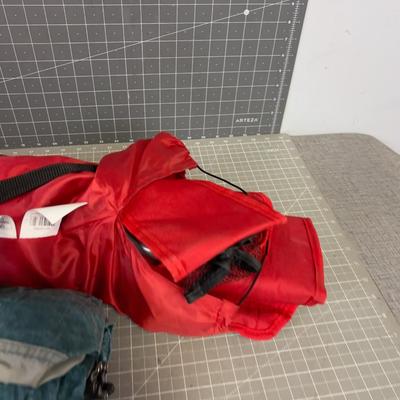Camp Chair and a Tent Red