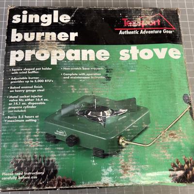 Single Burning Propane Stove 