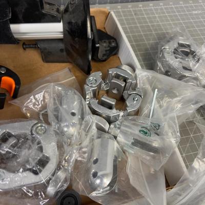 Pole Clamps and Various Electronic Stage Items