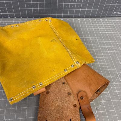 Leather Tool Pouch and Screw Gun Holster