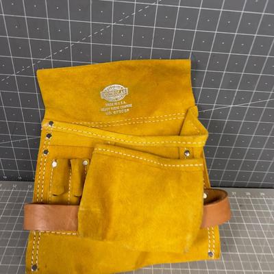 Leather Tool Pouch and Screw Gun Holster