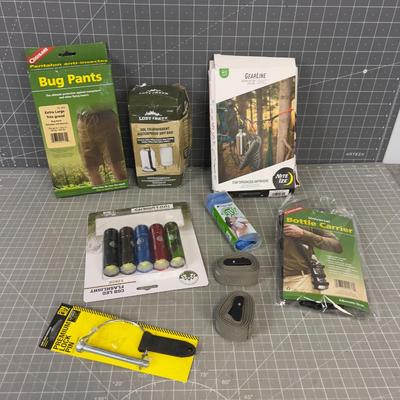 Out door Gear: Dry Bag, Lights and Gear Line