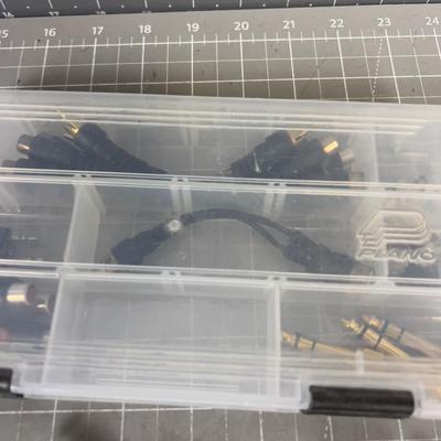 Lot of Audio Visual Connectors