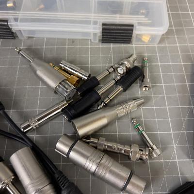 Lot of Audio Visual Connectors