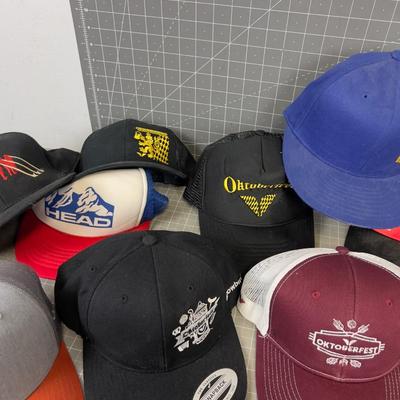 Ball Cap Collection; Ski, October Fest, Outdoor