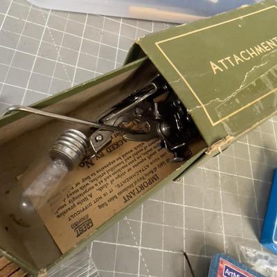 Sewing Notions: Machine Attachments, Needles, Thread etc.