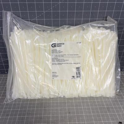 Large Bag of 1000 Count 8" Zip Ties 