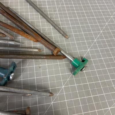 Spike n& Tent Pegs 12" Nails 