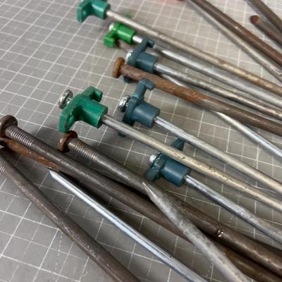 Spike n& Tent Pegs 12" Nails 