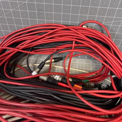 HUGE Pile of Audio Cables 
