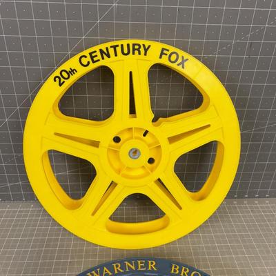 2 Film Reels; Yellow and Blue