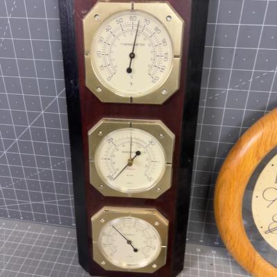 CLOCKS; Regular Clock, Week Clock and Weather Station. 