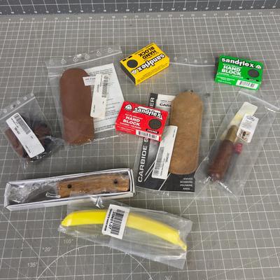 Carving and Sharpening Tools, NEW 