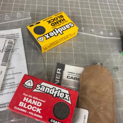 Carving and Sharpening Tools, NEW 