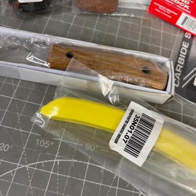 Carving and Sharpening Tools, NEW 