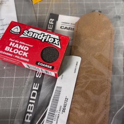 Carving and Sharpening Tools, NEW 