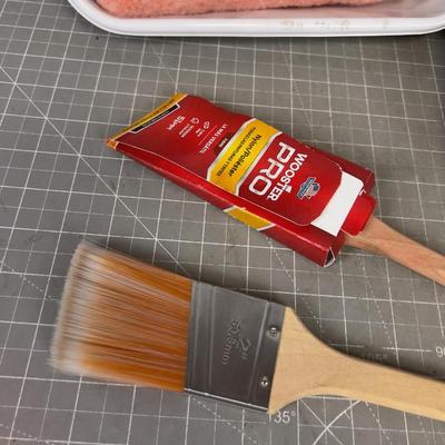 Paint Pans Rollers and Brushes