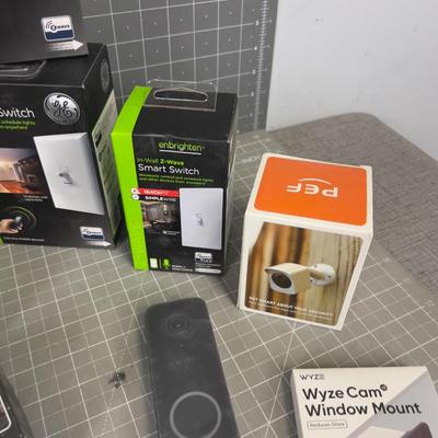 WYZE Electrical Components, Cameras, Switches 