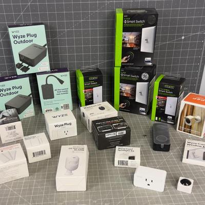 WYZE Electrical Components, Cameras, Switches 