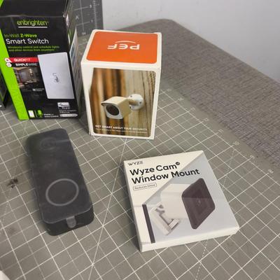 WYZE Electrical Components, Cameras, Switches 